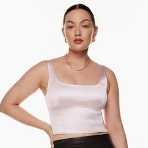 NWT Aritzia Wilfred Shine Bustier